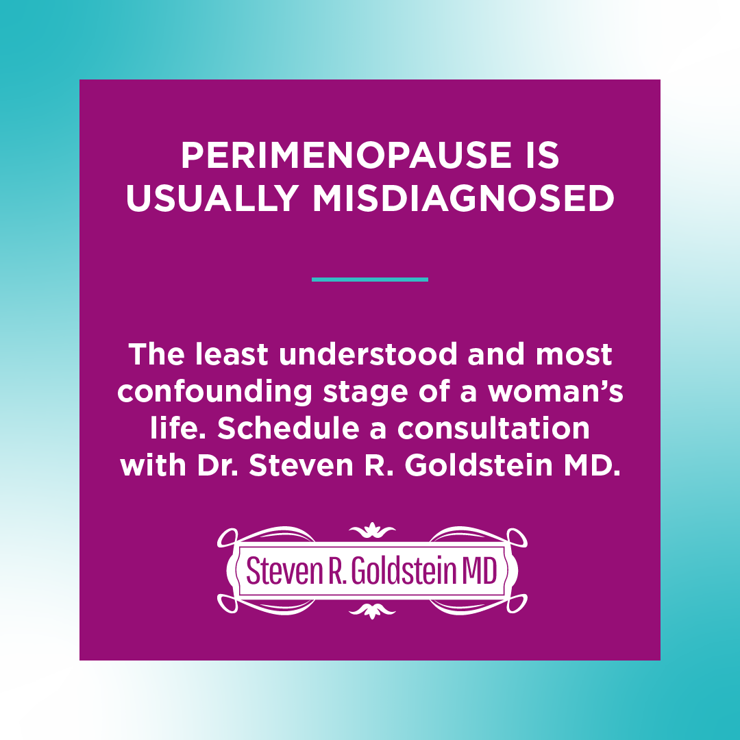 Perimenopausal Bleeding or Spotting - Dr Steven R. Goldstein MD